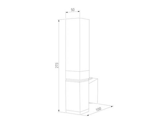 Уличный настенный светодиодный светильник Elektrostandard 1534 Techno Led серый a052857, изображение 2