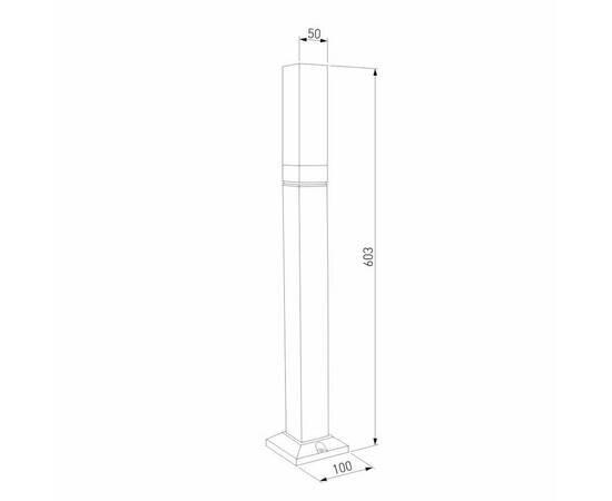 Уличный светодиодный светильник Elektrostandard 1537 Techno Led серый a052861, изображение 2