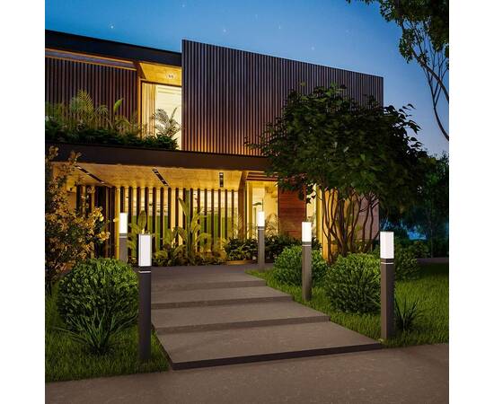 Уличный светодиодный светильник Elektrostandard 1537 Techno Led серый a052861, изображение 4