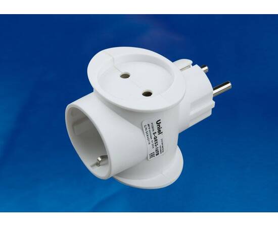 Переходник сетевой Uniel 1гн с/з 2гн б/з Стандарт S-GES3-16TB 06707, изображение 2