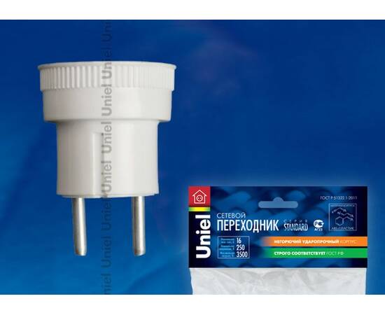 Переходник сетевой Uniel 1гн б/з Стандарт S-ES1-16R 06708, изображение 2