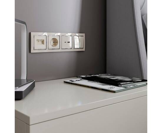 Розетка двойная Ethernet RJ-45 Werkel слоновая кость W1181103 4690389155864, изображение 4