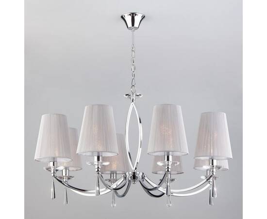 Подвесная люстра Eurosvet 60079/8 хром