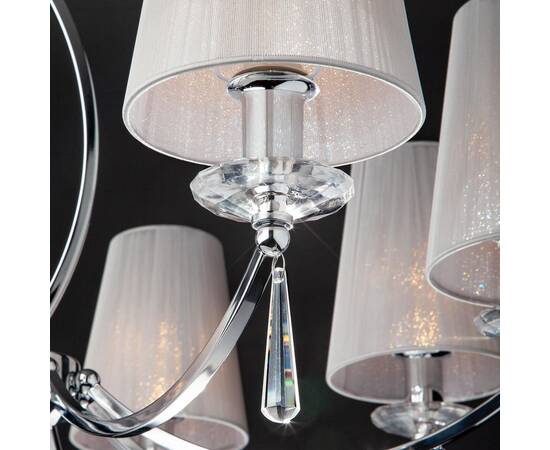 Подвесная люстра Eurosvet 60079/8 хром, изображение 3