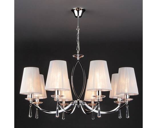 Подвесная люстра Eurosvet 60079/8 хром, изображение 4