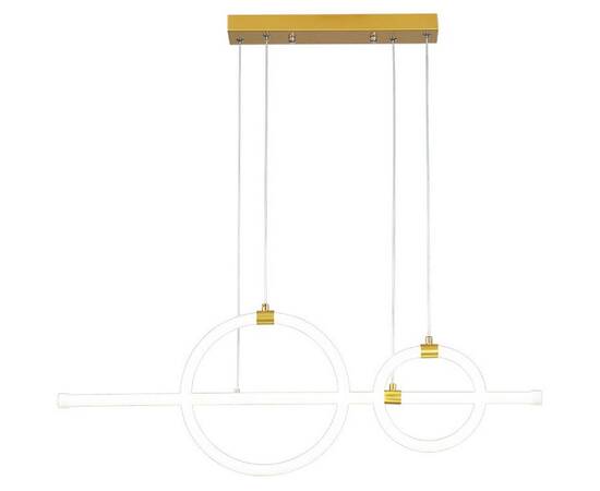 Подвесной светодиодный светильник Toplight Theresa TL1626H-01GD