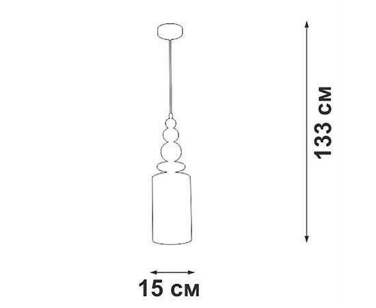 Подвесной светильник Vitaluce V2998-1/1S, изображение 4