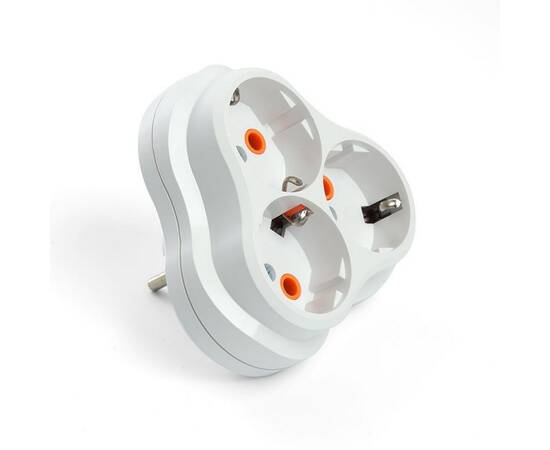 Разветвитель сетевой Stekker 3гн с/з ADP16-23-21 49165, изображение 4