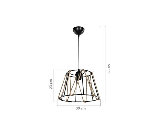 Подвесной светильник Toplight Georgiana TL1607H-01BK, изображение 4