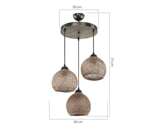 Подвесная люстра Toplight Lizbeth TL1612R-03DB, изображение 4
