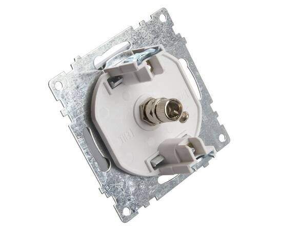 Розетка телевизионная TV Stekker Катрин серебро GLS00-7108-03 39586, изображение 3