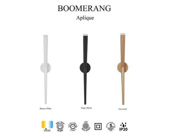 Настенный светильник Mantra Boomerang 9246, изображение 8