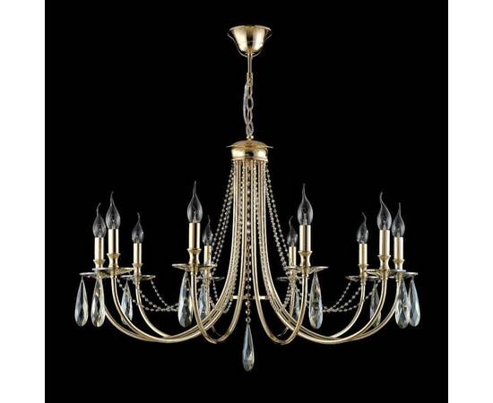 Подвесная люстра Crystal Lux Victoria SP10 Gold/Amber, изображение 3