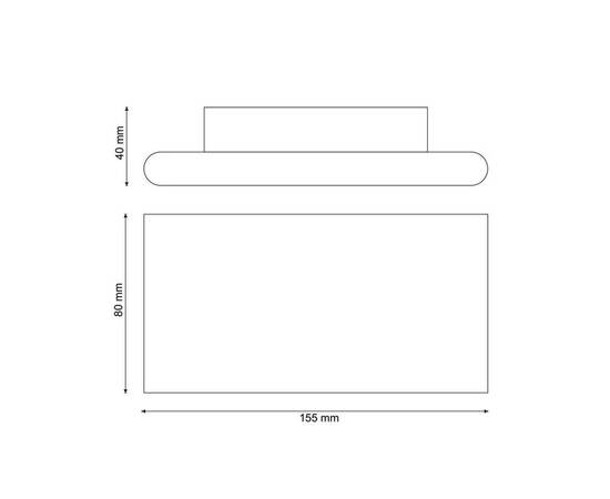 Настенный светильник Lucia Tucci Aero W204 Bianco LED, изображение 2