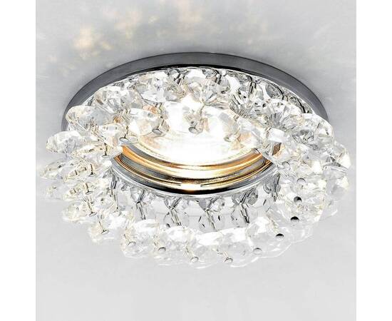 Встраиваемый светильник Ambrella light Crystal K206 CL/CH, изображение 2
