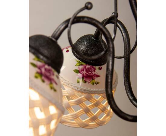 Подвесная люстра Abrasax Emilia MDK9365/5ABlack, изображение 2