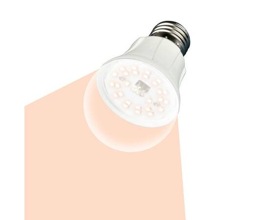 Лампа светодиодная для растений Uniel E27 10W прозрачная LED-A60-10W/SPFR/E27/CL PLP01WH UL-00001820