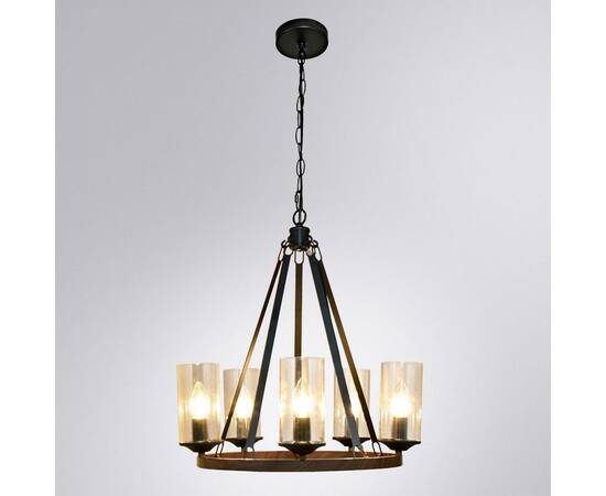 Подвесная люстра Arte Lamp Dalim A7014SP-5BK, изображение 2
