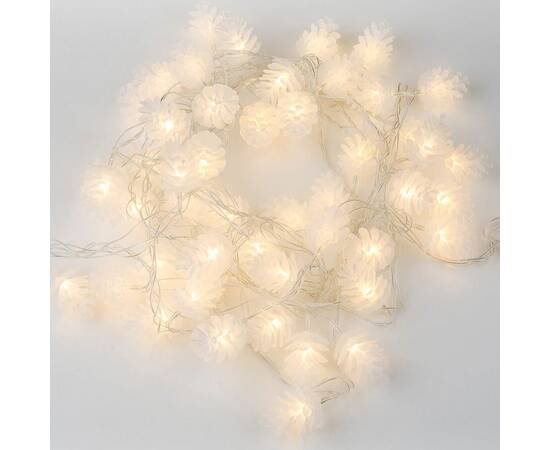 Светодиодная гирлянда Uniel Шишки 220V теплый белый ULD-S0500-050/DTA Warm White IP20 Pine Cones UL-00007192