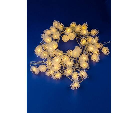 Светодиодная гирлянда Uniel Шишки 220V теплый белый ULD-S0500-050/DTA Warm White IP20 Pine Cones UL-00007192, изображение 3