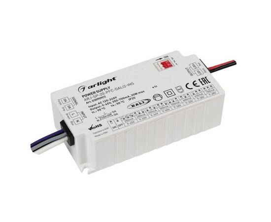 Драйвер Arlight ARJ-SP-20-PFC-Dali2 9-45V 20W IP20 0,35-0,7A 030909(1)
