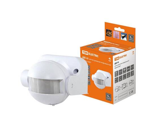 Датчик движения инфракрасный TDM Electric ДДС-02 SQ0324-0007