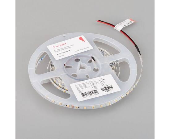 Светодиодная лента Arlight 5W/m 80LED/m 2835SMD теплый белый 5M RT-A80-5mm 24V Warm3000 037794, изображение 3