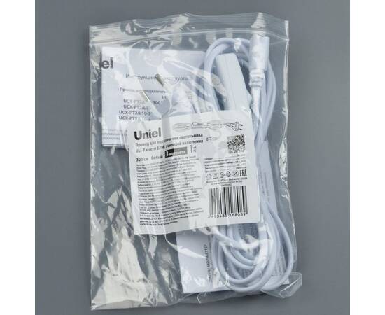 Провод Uniel UCX-PT3/L10-300/B White 1 Sticker UL-00009803, изображение 2