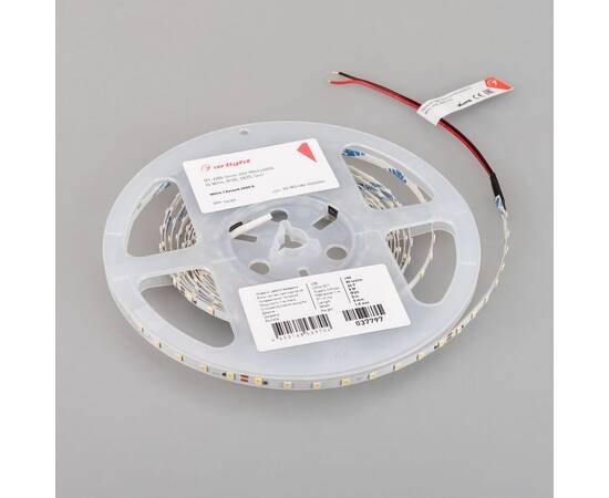 Светодиодная лента Arlight 5W/m 80LED/m 2835SMD холодный белый 5M RT-A80-5mm 24V White6000 037797, изображение 4