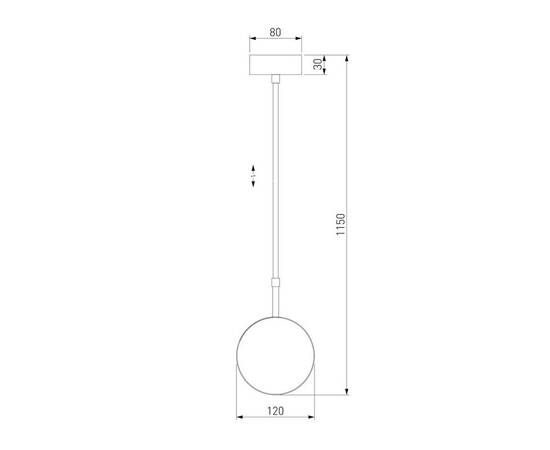 Подвесной светильник Elektrostandard Grollo 50120/1 белый 4690389187155, изображение 2