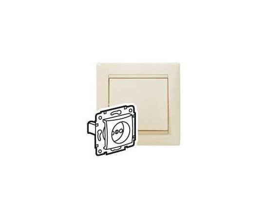 Розетка 2К Legrand Valena 16A 250V немецкий стандарт слоновая кость 695611