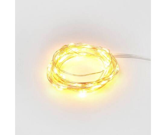 Светодиодная гирлянда Uniel Роса теплый белый ULD-S0500-050/SCB/2AA Warm White IP20 Dew UL-00005265