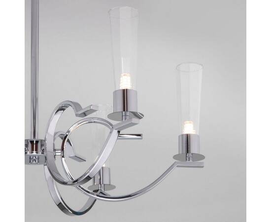 Подвесная люстра Eurosvet Rosher 60141/6 хром, изображение 3