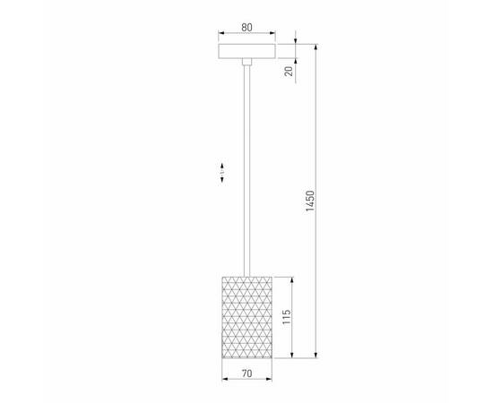 Подвесной светодиодный светильник Eurosvet Bonaldo 50247/1 Led хром, изображение 2
