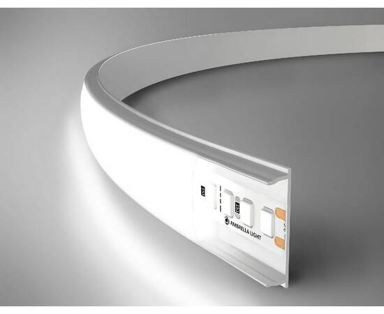Алюминиевый накладной профиль Ambrella Light Alum Profile GP1600WH, изображение 2