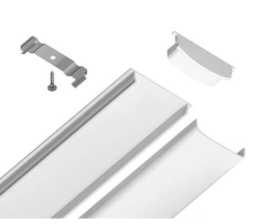 Алюминиевый накладной профиль Ambrella Light Alum Profile GP1600WH, изображение 5