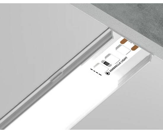Алюминиевый накладной профиль Ambrella Light Alum Profile GP1600WH, изображение 7