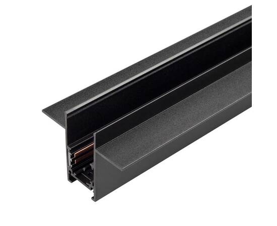 Встраиваемый магнитный шинопровод Arlight MAG-ORIENT-TRACK-2653-FDW-2000 (BK, FLAT) 041438