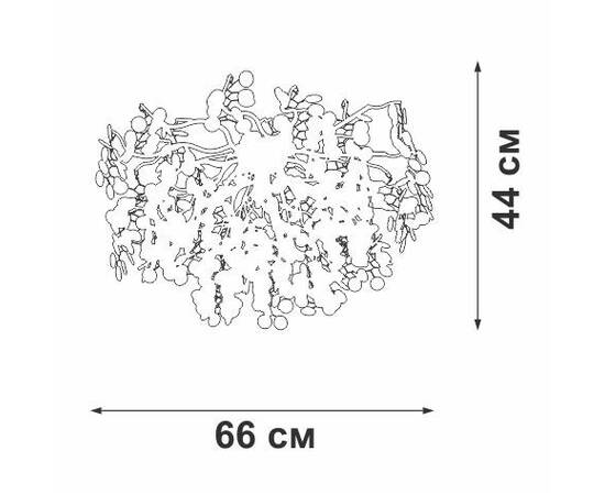 Потолочная люстра Vitaluce V2832-8/7PL, изображение 3