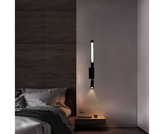 Настенный светильник Reluce 86209-9.2-001KT LED3W+6W BK, изображение 6