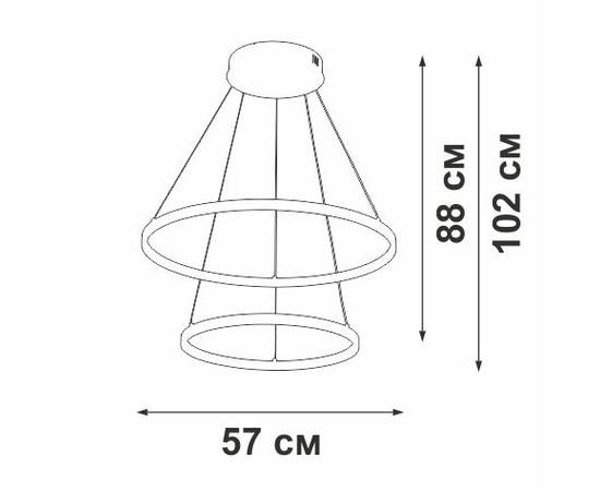 Подвесной светильник Vitaluce V2691DT-0/2S, изображение 4