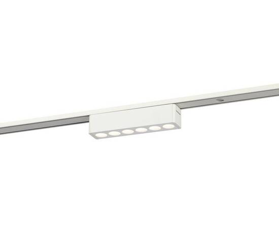 Трековый магнитный светильник Эра TRM-S5-2-6W4K-WH Б0059043, изображение 2
