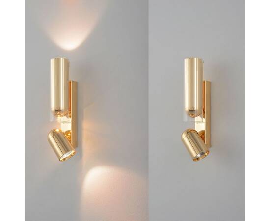 Спот Crystal Lux VENTO AP15W LED GOLD, изображение 3