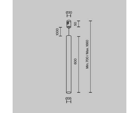 Трековый магнитный светильник Maytoni Focus LED TR156-1-5W3K-BS, изображение 10