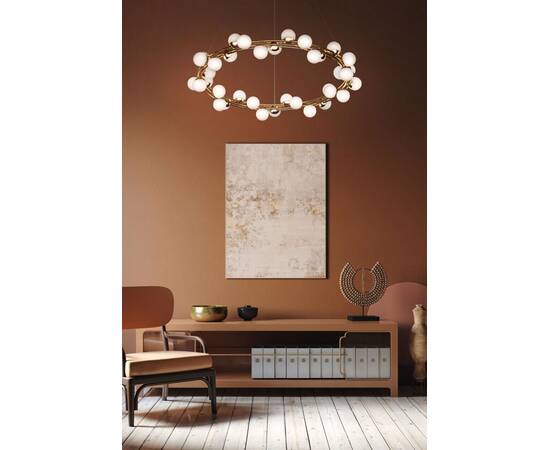 Подвесная светодиодная люстра Maytoni Tessara MOD081PL-L50G3K, изображение 2