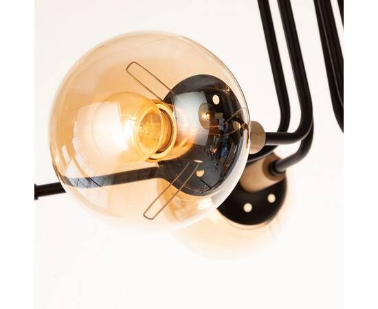 Потолочная люстра Arte Lamp Oxford A2716PL-6BK, изображение 2