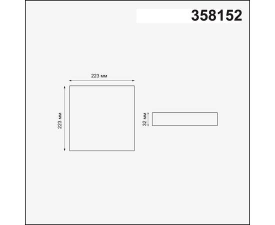 Встраиваемый светодиодный светильник Novotech Spot Mon 358152, изображение 2