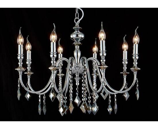 Подвесная люстра Crystal Lux MERCEDES SP8 CHROME/SMOKE, изображение 2