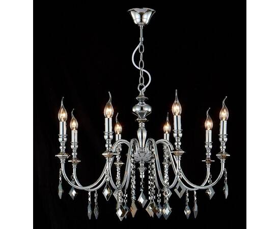 Подвесная люстра Crystal Lux MERCEDES SP8 CHROME/SMOKE, изображение 3