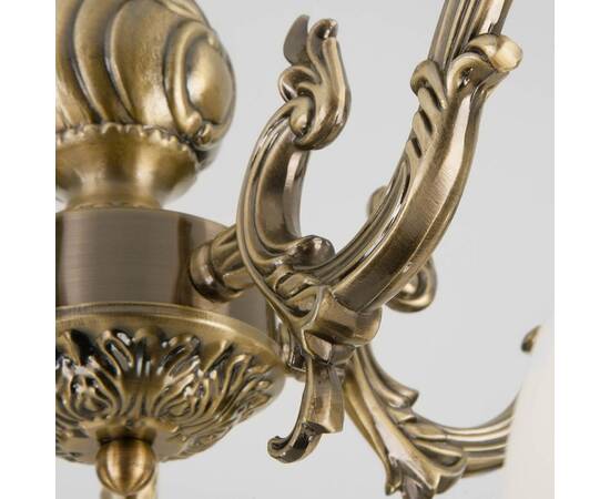 Потолочная люстра Eurosvet Caldera 60106/5 античная бронза, изображение 3